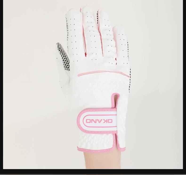 Womens Fashion Cool 5.0 Glove手套（白+粉色）(图3)