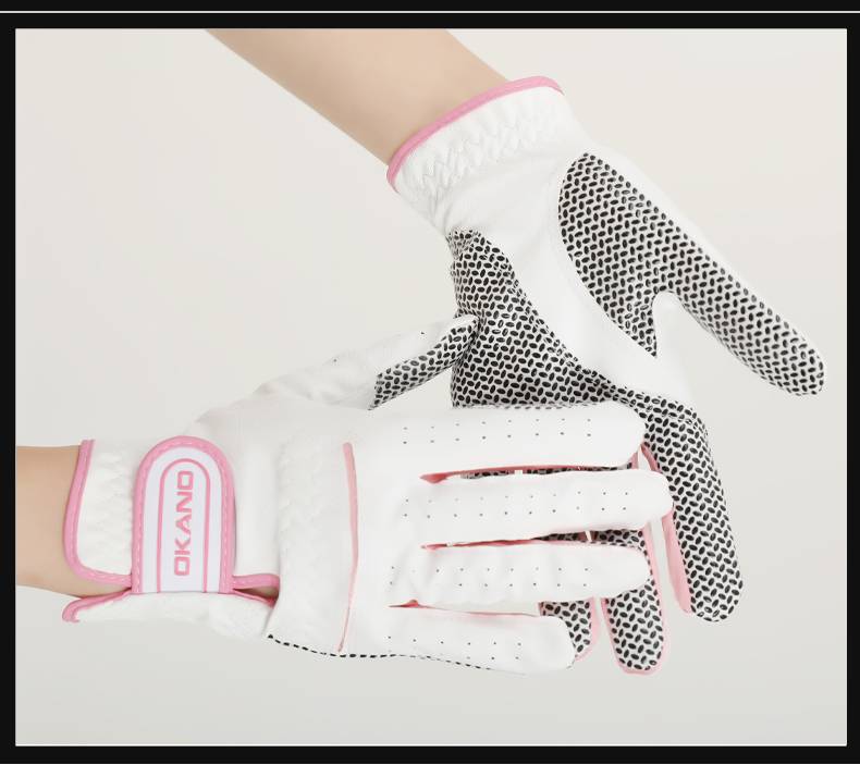 Womens Fashion Cool 5.0 Glove手套（白+粉色）(图7)