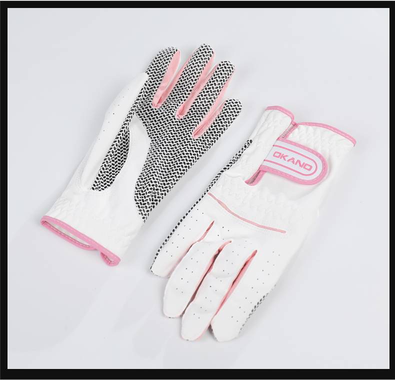 Womens Fashion Cool 5.0 Glove手套（白+粉色）(图9)