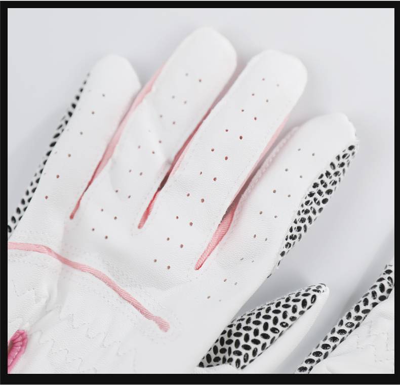 Womens Fashion Cool 5.0 Glove手套（白+粉色）(图10)