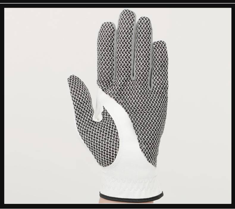 Mens Fashion Cool 5.0 Glove防滑手套（白+黑色）(图5)