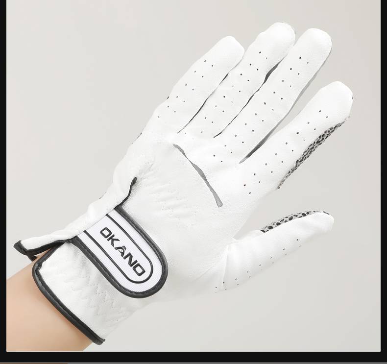 Mens Fashion Cool 5.0 Glove防滑手套（白+黑色）(图3)