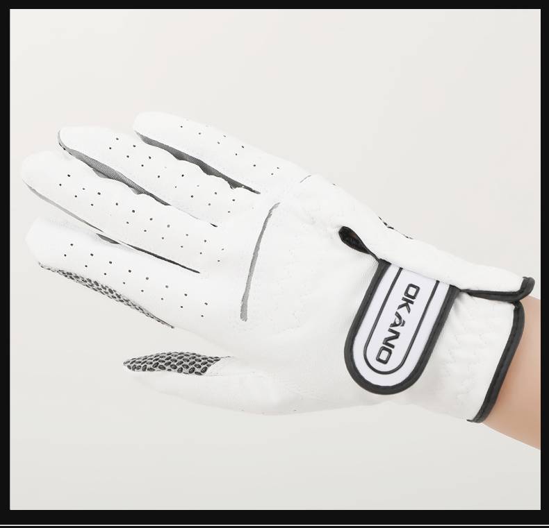 Womens Fashion Cool 5.0 Glove防滑手套（白+黑色）(图4)