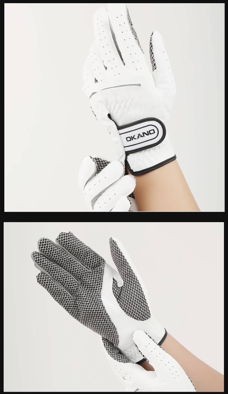 Womens Fashion Cool 5.0 Glove防滑手套（白+黑色）(图6)